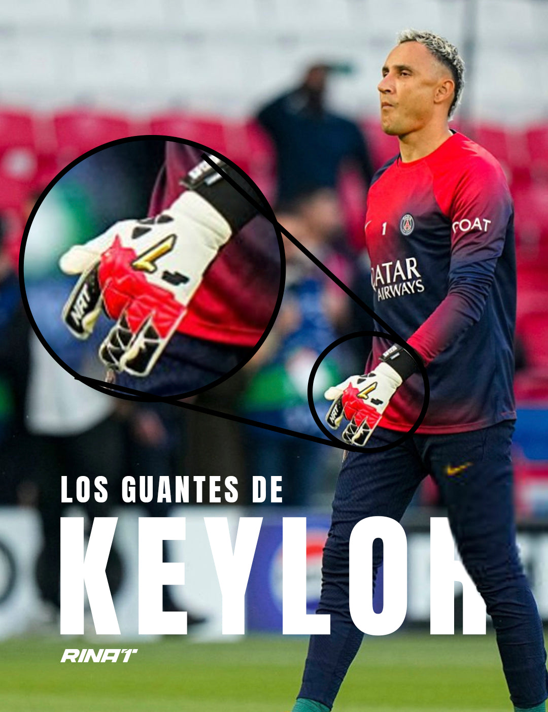 Keylor Navas Xtrem Guard Zhero guantes de portero de futbol