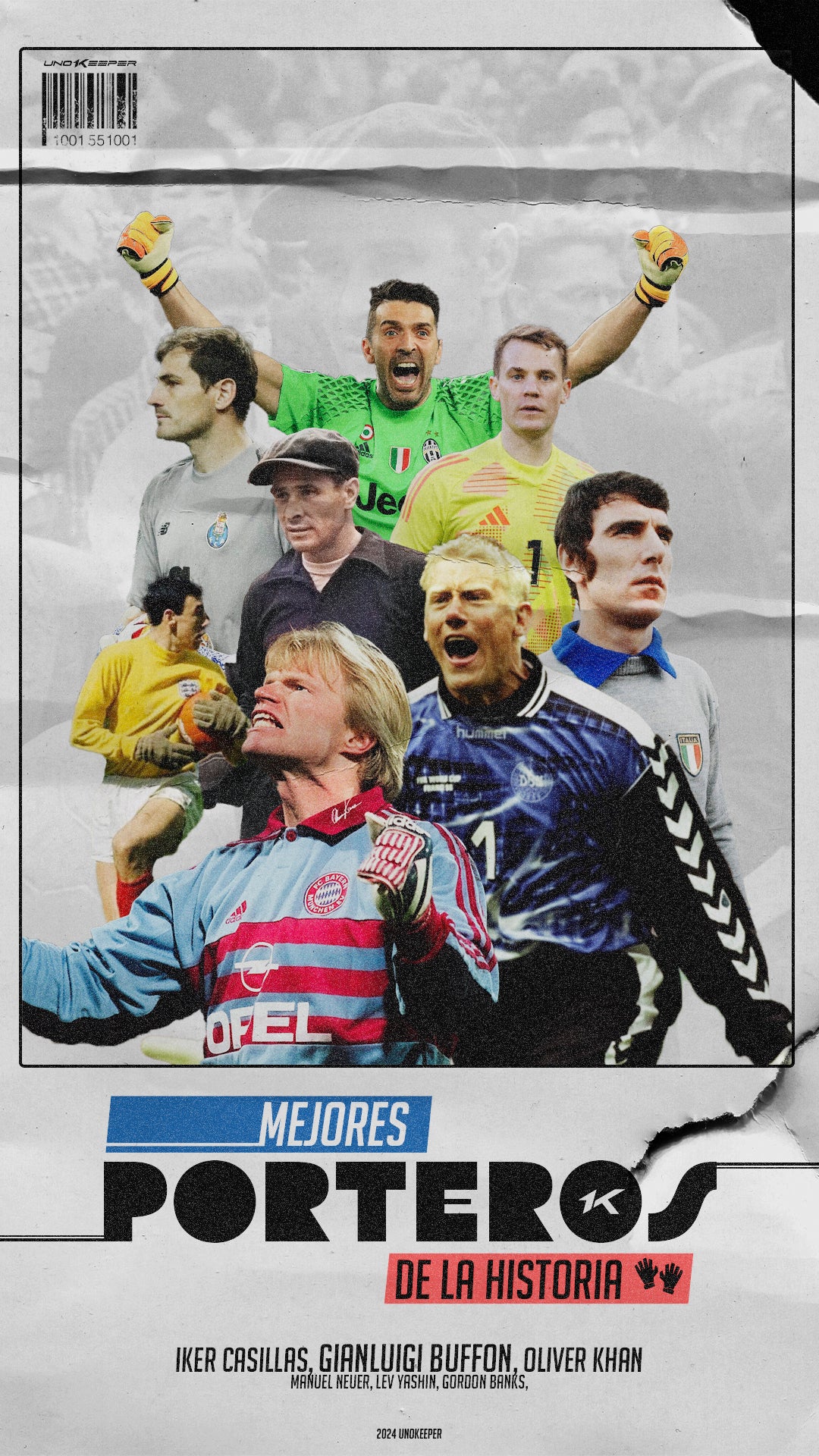 Los mejores porteros del mundo en la historia del futbol Unokeeper