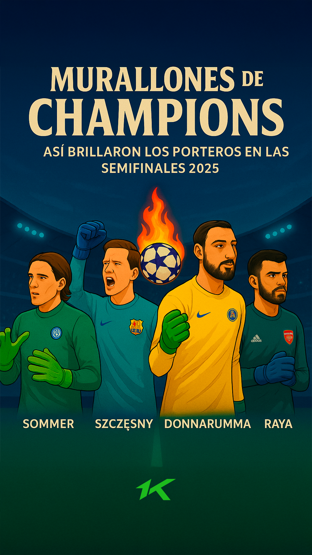 🧤 Los Murallones de la Champions: Así Brillaron los Porteros en las Semifinales 2025