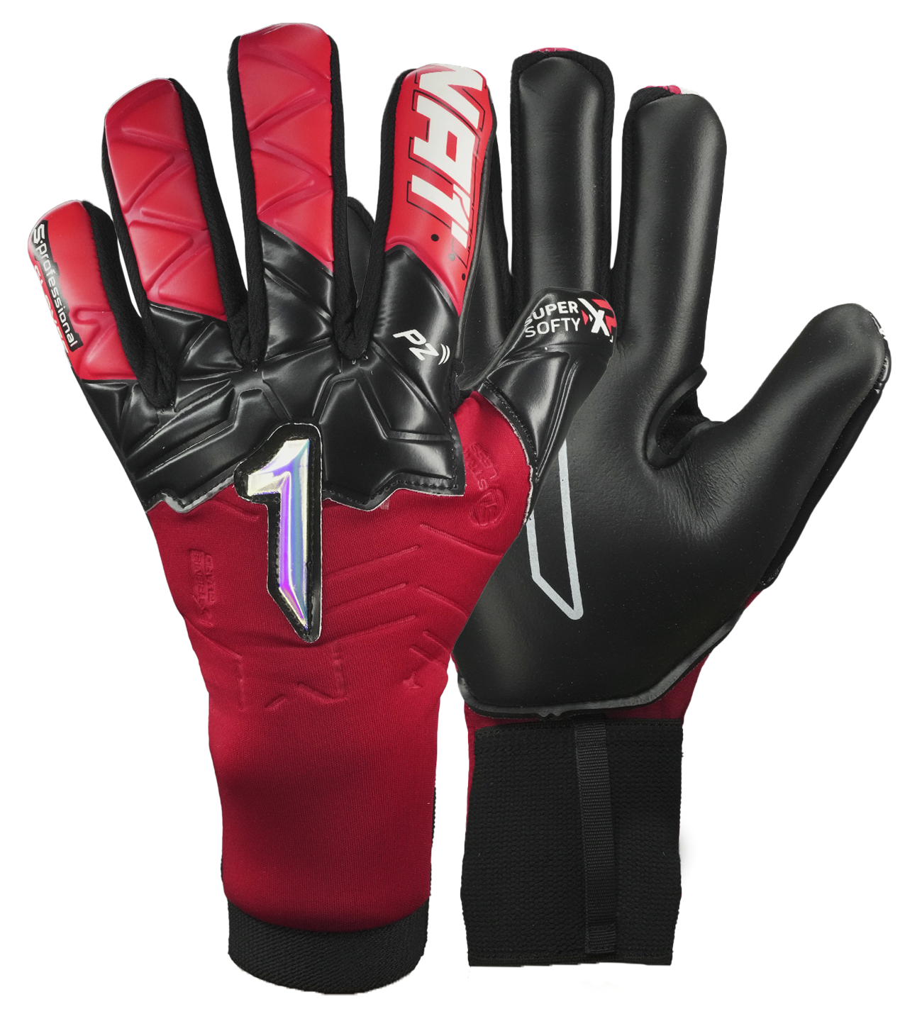Xtreme Guard Zhero Semi Rojo Negro - UnoKeeper