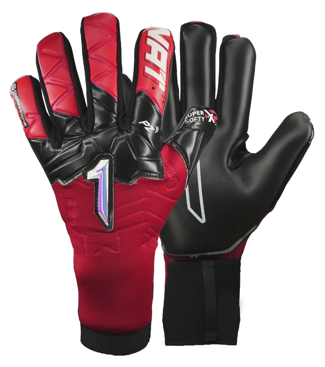 Xtreme Guard Zhero Semi Rojo Negro - UnoKeeper