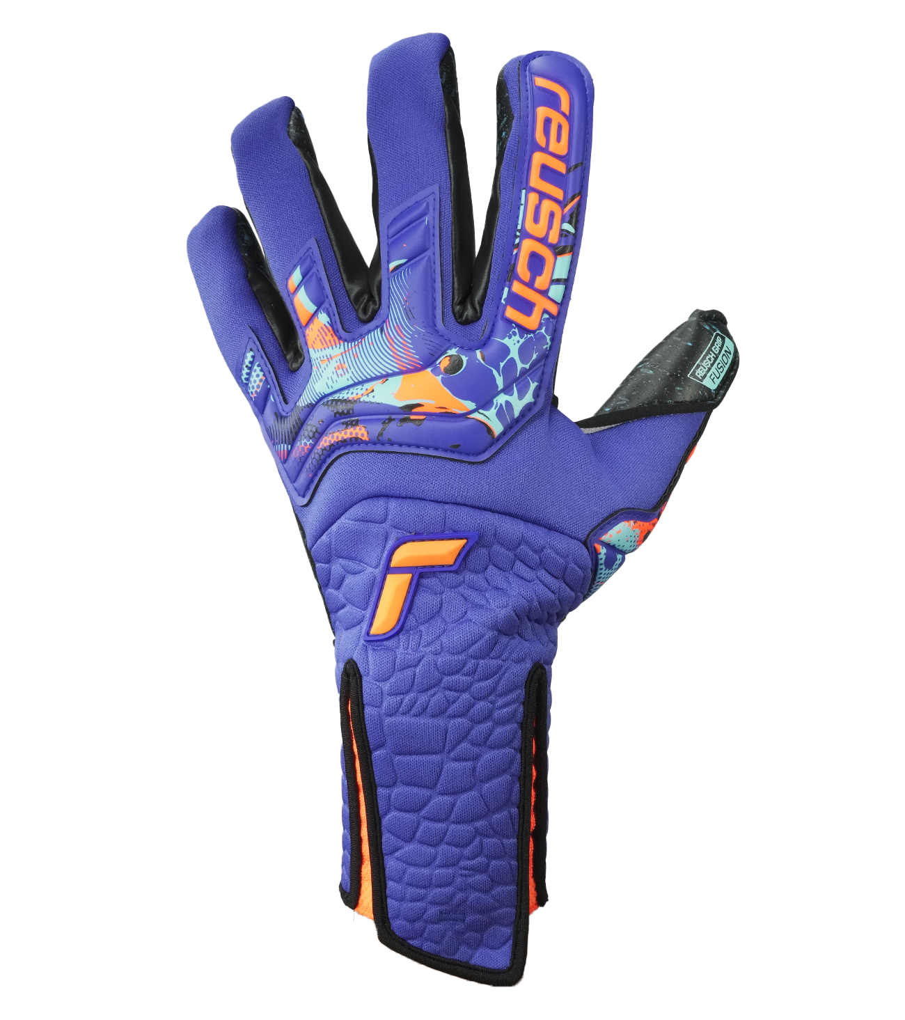 Guantes de portero de futbol Reusch Attrakt Fusion Strapless AdaptiveFlex 1