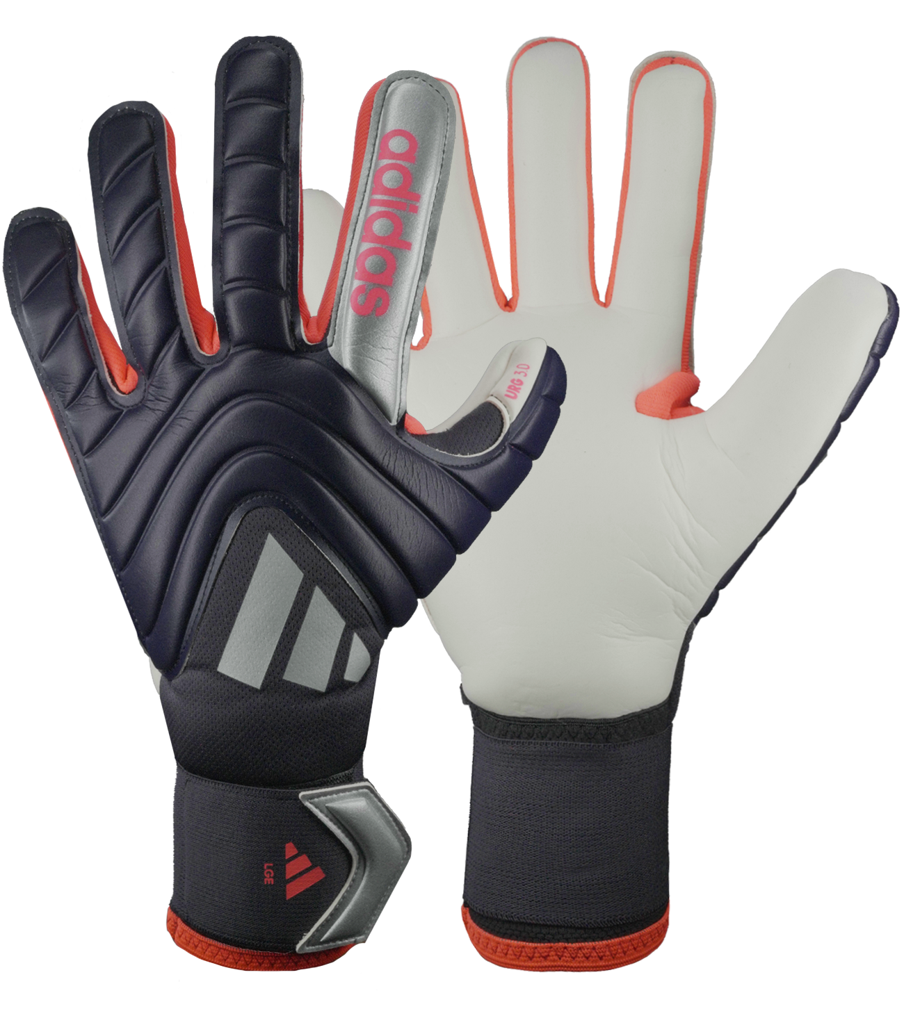 Guantes de portero de fútbol Adidas Copa GL League Pro IX3831, con palma URG 3.0 para agarre superior, corte negativo ceñido y dorso de látex clásico para protección y comodidad. Disponibles en UnoKeeper.