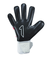 Guantes de portero de fútbol Rinat Meta Tactik GK Semi Blanco, con palma Super Softy XP, corte ergonómico, dorso sintético transpirable y cierre elástico de 2 piezas. Disponibles en UnoKeeper.