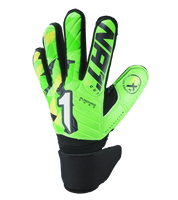 Guantes de portero de fútbol Meta Tactik GK Semi, con palma Super Softy XP, corte ergonómico, dorso sintético transpirable y cierre elástico de 2 piezas. Disponibles en UnoKeeper.