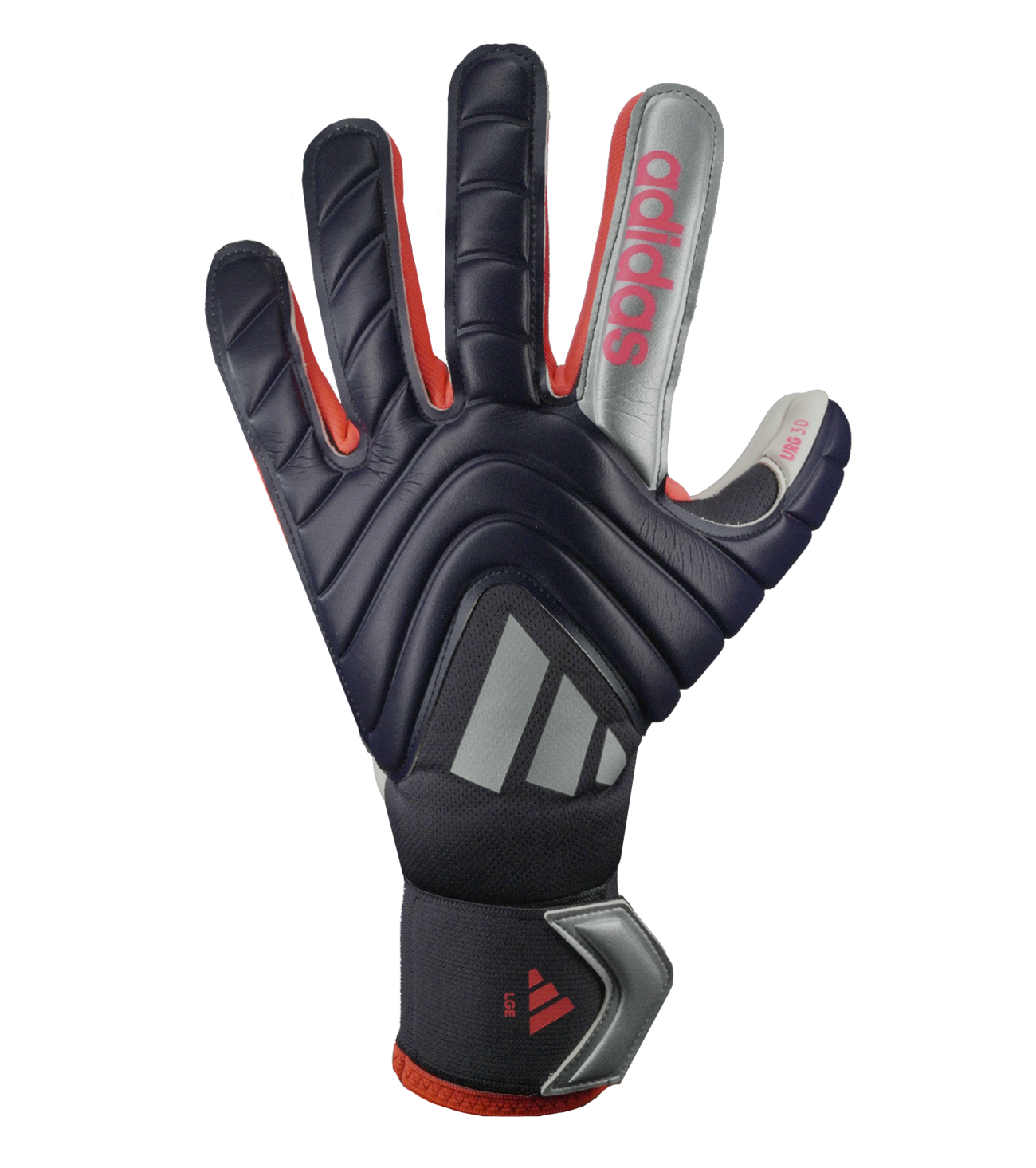 Guantes de portero de fútbol Adidas Copa GL League Pro IX3831, con palma URG 3.0 para agarre superior, corte negativo ceñido y dorso de látex clásico para protección y comodidad. Disponibles en UnoKeeper.