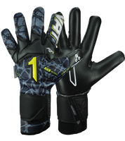 Guantes de portero Rinat Xtreme Guard Dominius Gris Negro – control, agarre y protección profesional. Palma de látex alemán AXG para máximo grip y durabilidad, corte híbrido Roll-Flat con integración negativa para contacto ceñido con el balón. Dorso de neopreno ligero y transpirable, muñequera elástica con ajuste firme. Ideales para porteros que buscan rendimiento y seguridad en cada atajada. Disponibles en UnoKeeper.
