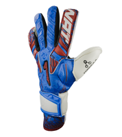 Guantes de portero de fútbol Egotiko Vengador Pro – látex AXG FORMULA profesional, corte híbrido Negative-Roll y dorso reforzado en neopreno. Máximo agarre, ajuste y control. Disponibles en UnoKeeper, especialistas en guantes de portero de fútbol.