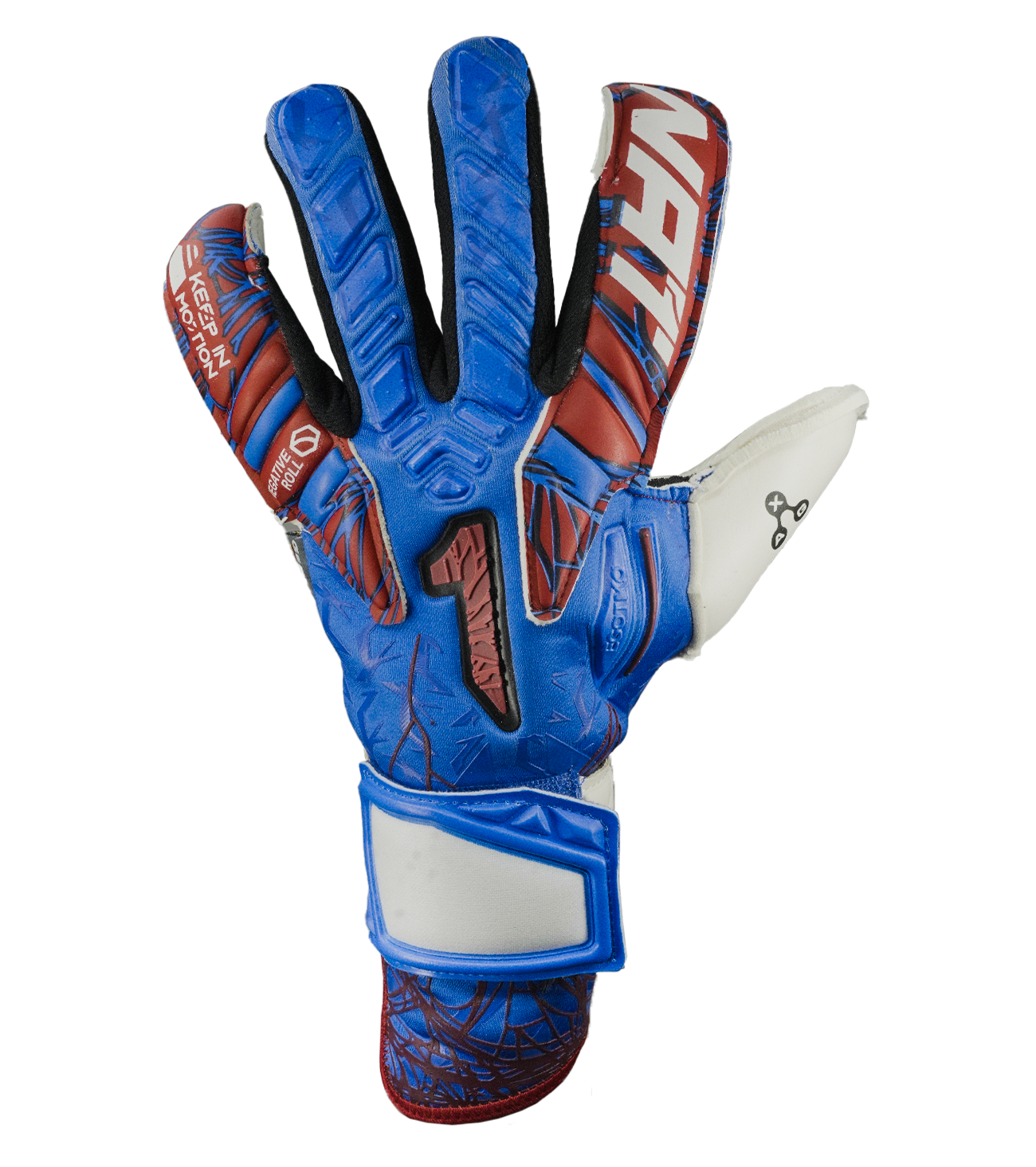 Guantes de portero de fútbol Egotiko Vengador Pro – látex AXG FORMULA profesional, corte híbrido Negative-Roll y dorso reforzado en neopreno. Máximo agarre, ajuste y control. Disponibles en UnoKeeper, especialistas en guantes de portero de fútbol.