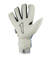 Guantes de portero de fútbol Egotiko Vengador Pro – látex AXG FORMULA profesional, corte híbrido Negative-Roll y dorso reforzado en neopreno. Máximo agarre, ajuste y control. Disponibles en UnoKeeper, especialistas en guantes de portero de fútbol.