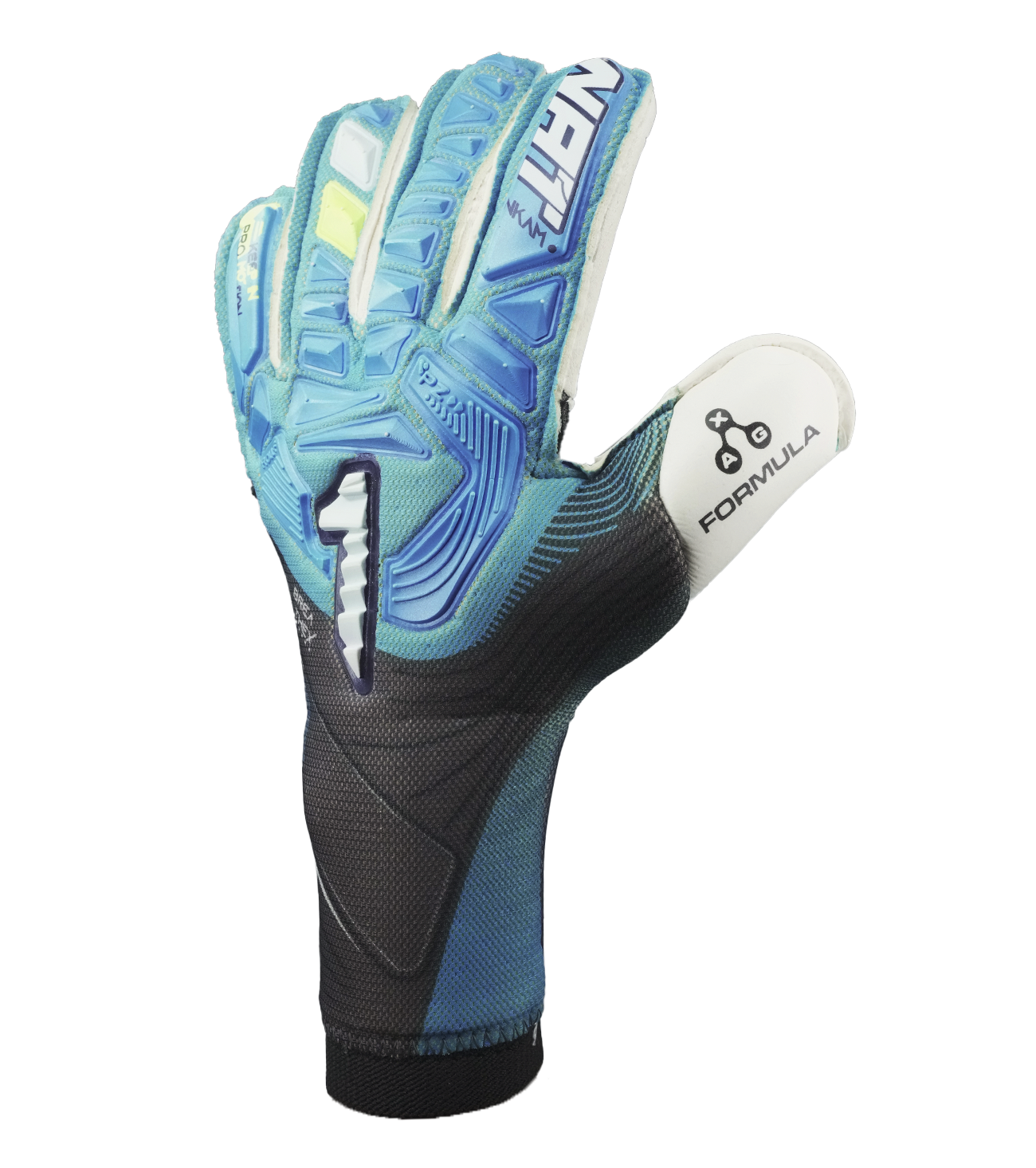 Guantes de portero de futbol Rinat Nkam Pro Azul 2