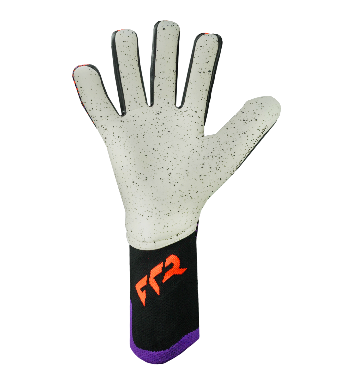 Guantes de portero de fútbol Puma Future Ultimate NC Pro en negro/rojo, con palma Elite+ Dual Grip de látex alemán de 4 mm, corte negativo anatómico, dorso con relieve en nudillos y cierre de muñeca elástica. Guantes profesionales de alto rendimiento, disponibles en UnoKeeper.