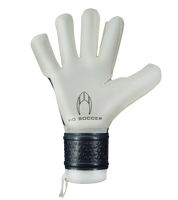 Guantes de portero de futbol HO Soccer Pro Mega Arena NG Blue Shadow en azul, con palma DUO MEGA 2.0 de agarre élite, corte negativo envolvente, dorso reforzado y cierre elástico seguro. Disponibles en UnoKeeper.