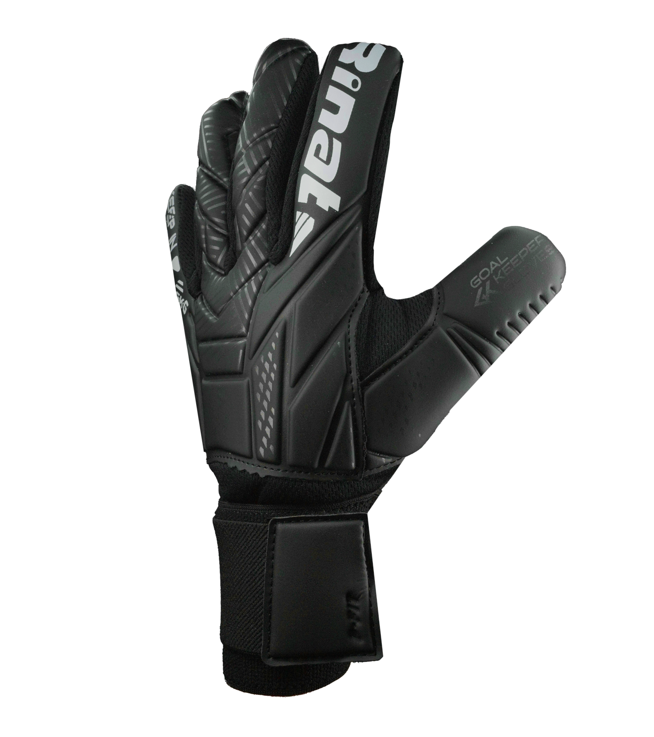 Guantes de portero de fútbol Rinat ACV1 Semi – modelo desarrollado junto a Carlos Acevedo, con palma de látex Super Softy XP para agarre seguro, corte negativo para mayor control, dorso flexible que brinda comodidad y protección, y cierre con muñequera elástica para ajuste firme. Rendimiento y estilo en cada atajada. Disponibles en UnoKeeper.
