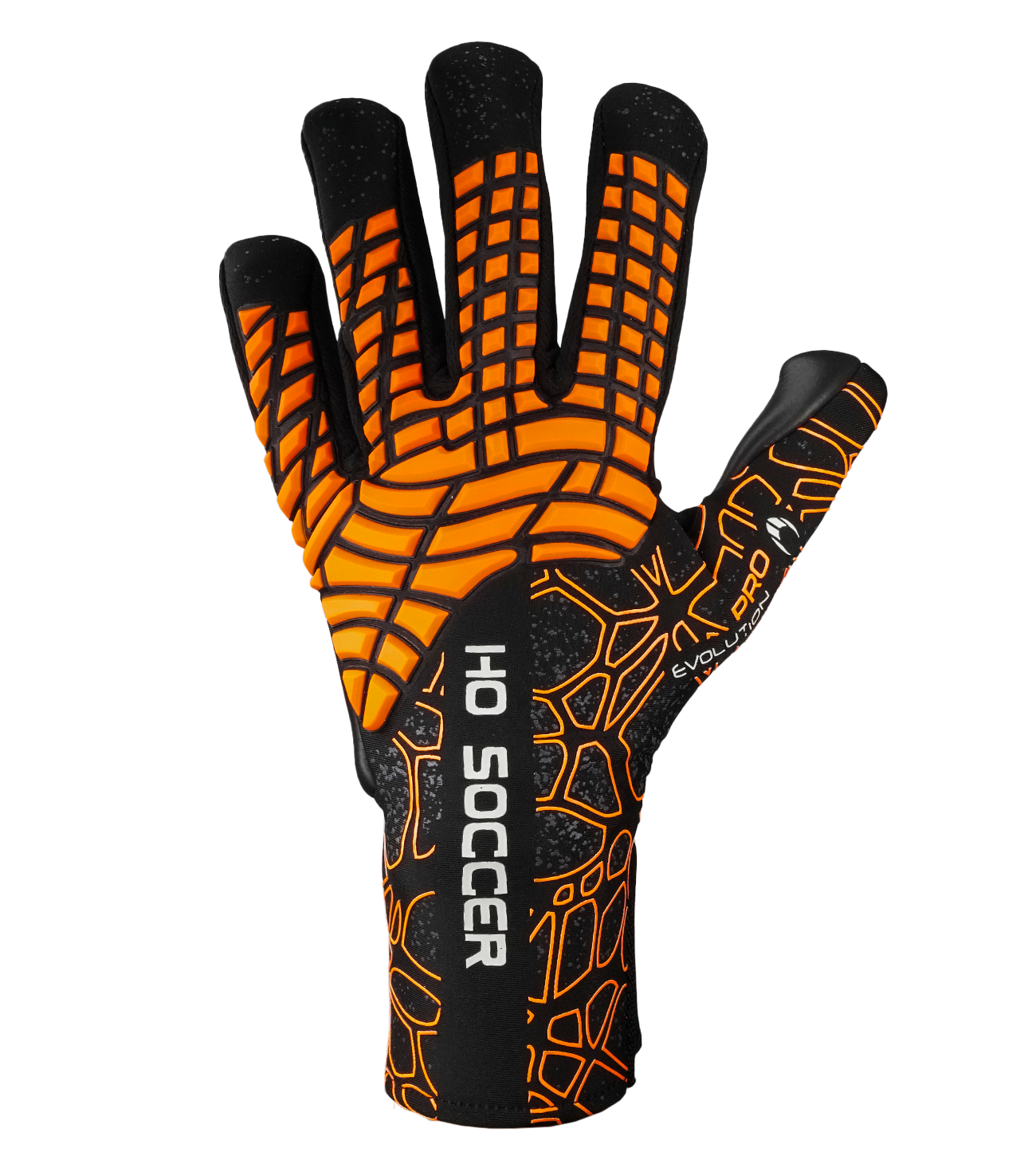 Guantes de portero de futbol HO Soccer Pro Evolution NG Web Orange 3