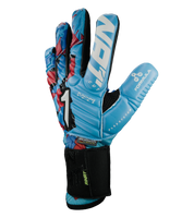 Guantes de portero de futbol Meta Tactik GK Pro Azul Rojo 3