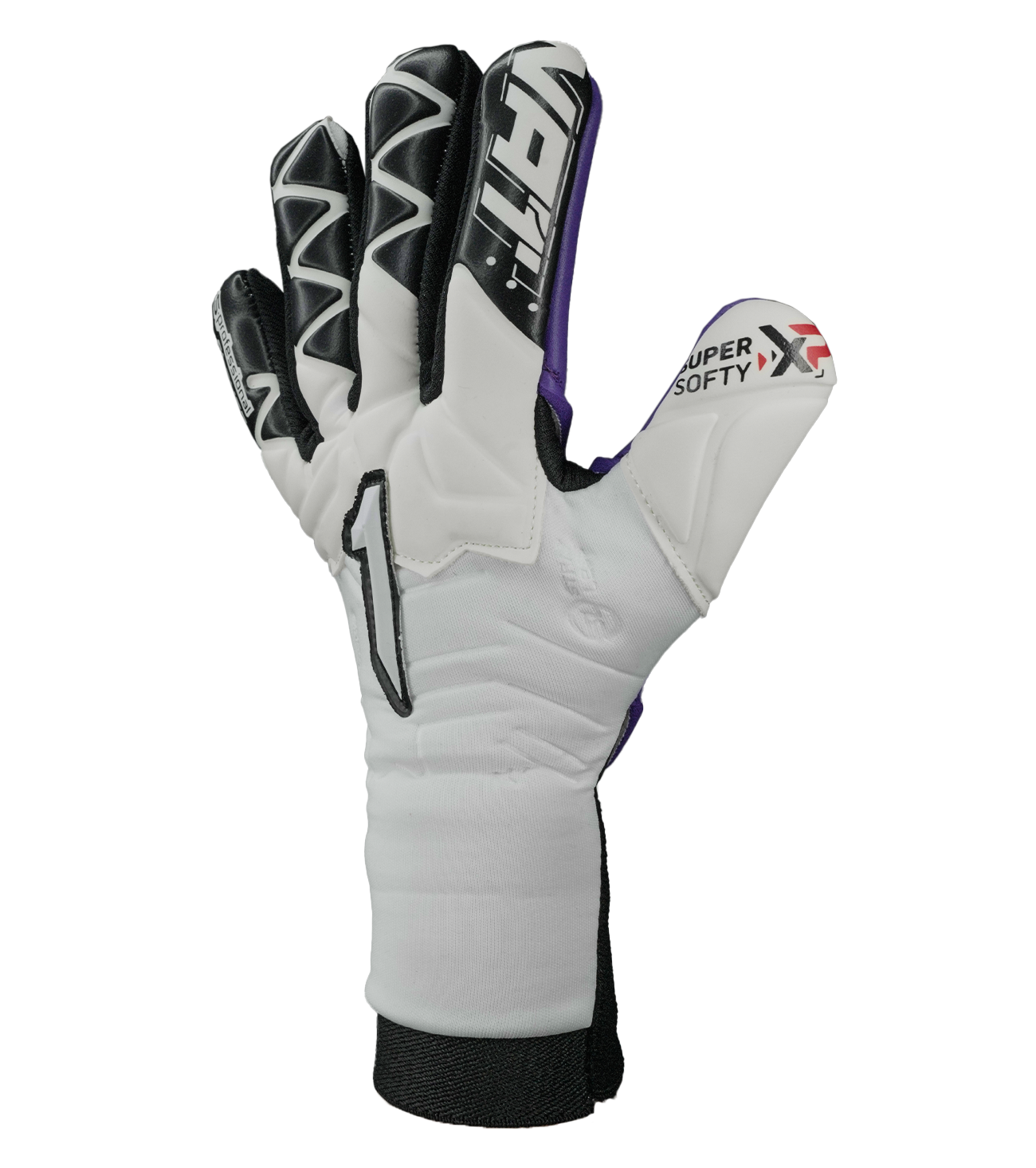 Guantes de portero de futbol Xtreme Guard Zhero Semi Blanco 3