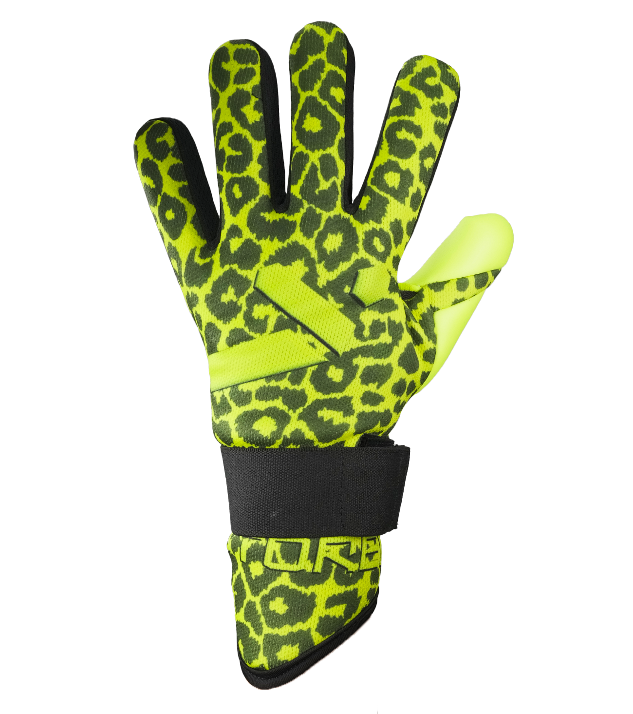 Guantes de portero de futbol para niño Storelli Challenger Youth Cheetah Neon 1