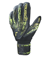 Guantes de portero de futbol Reusch Attrakt Infinity Finger Support Varillas negro unokeeper 2