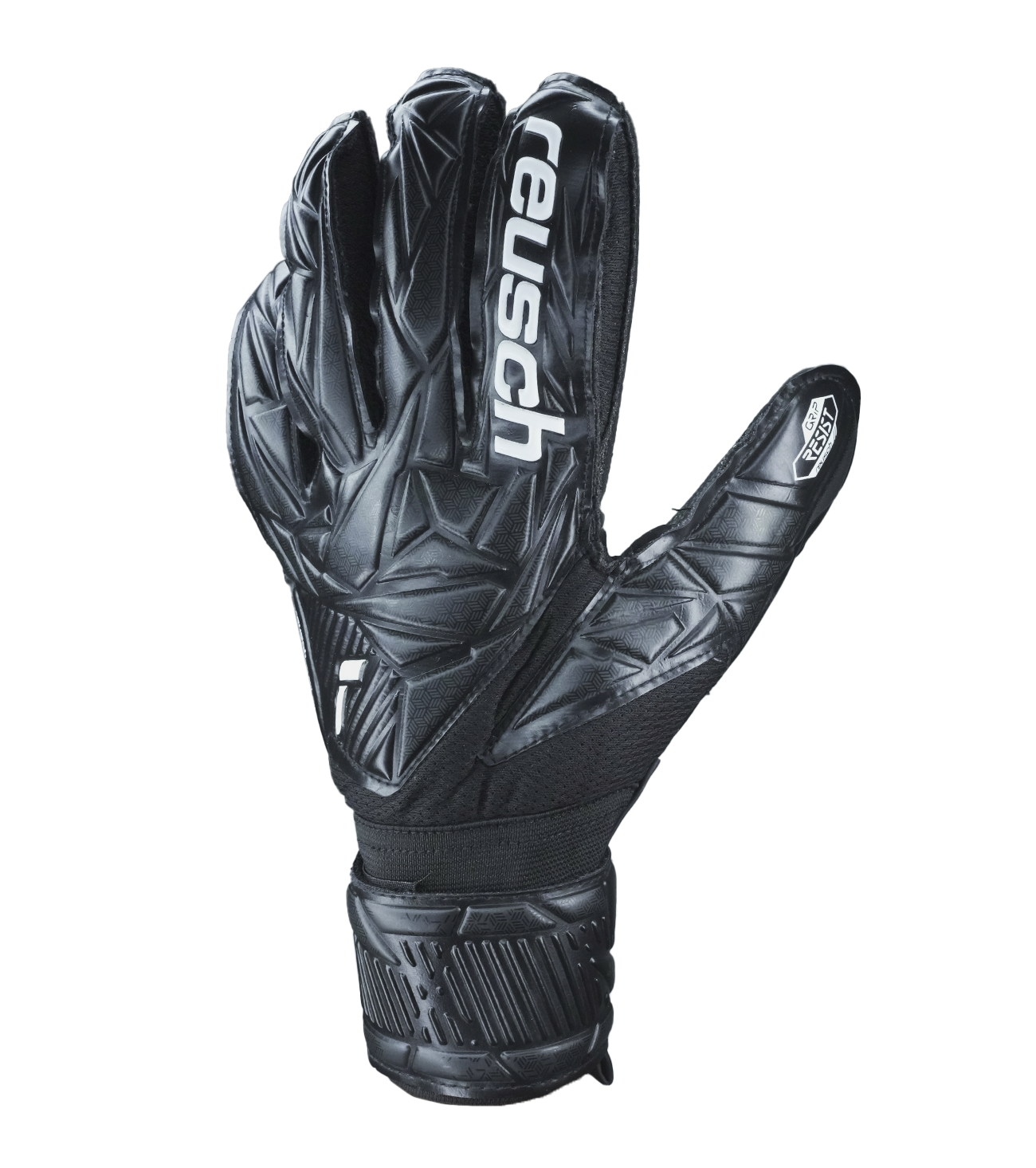 Guantes de portero de futbol Reusch Attrakt Resist Black unokeeper 2