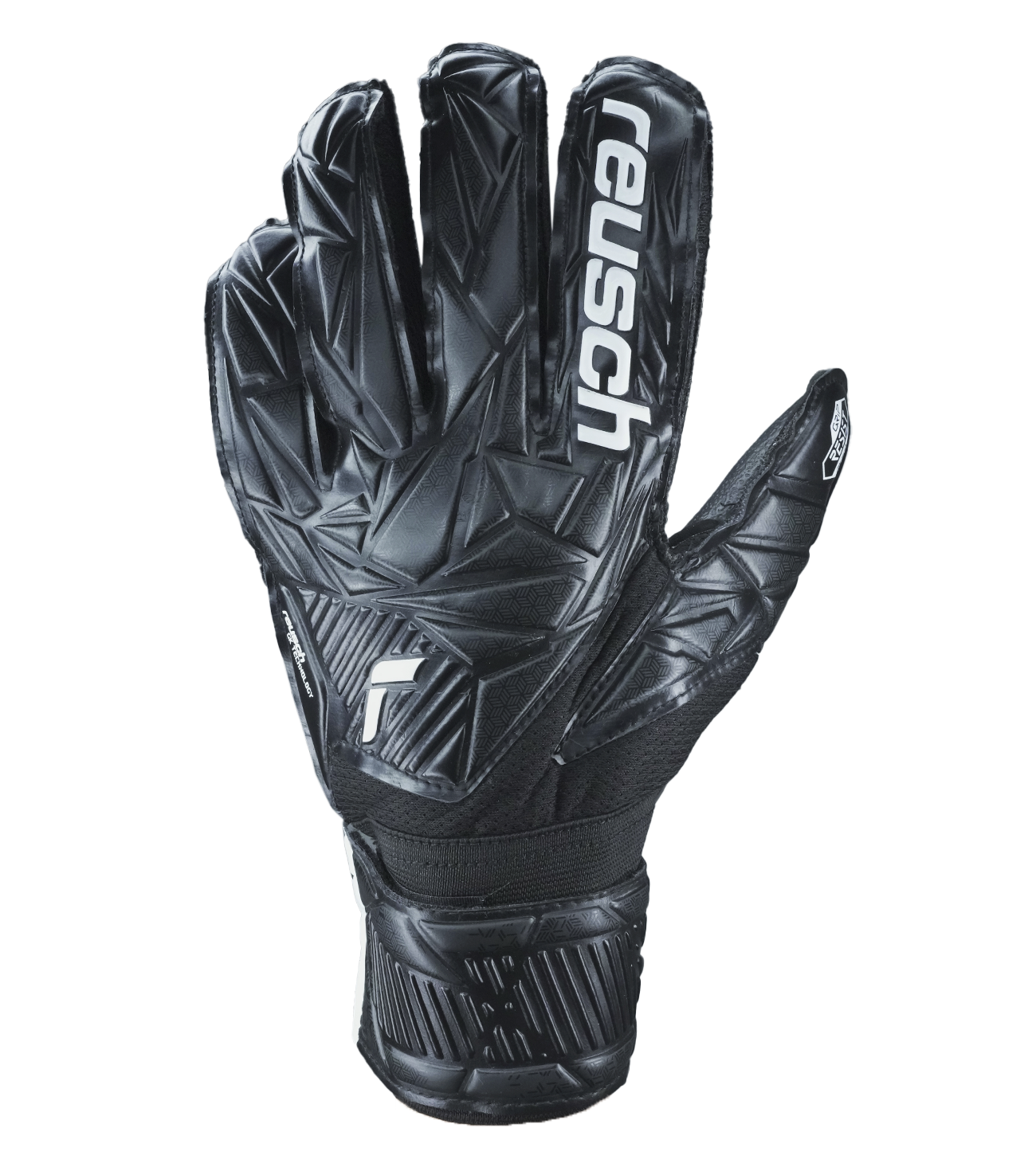 Guantes de portero de futbol Reusch Attrakt Resist Black unokeeper 1