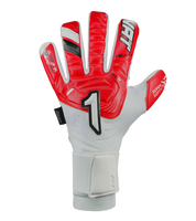 Guantes de portero de fútbol NKAM – corte negativo ceñido con palma Super Softy XP para agarre seguro y duradero, dorso semi armado que protege nudillos con ligereza y flexibilidad, y cierre de muñequera elástica con broche. Rendimiento, confort y control profesional. Disponibles en UnoKeeper.