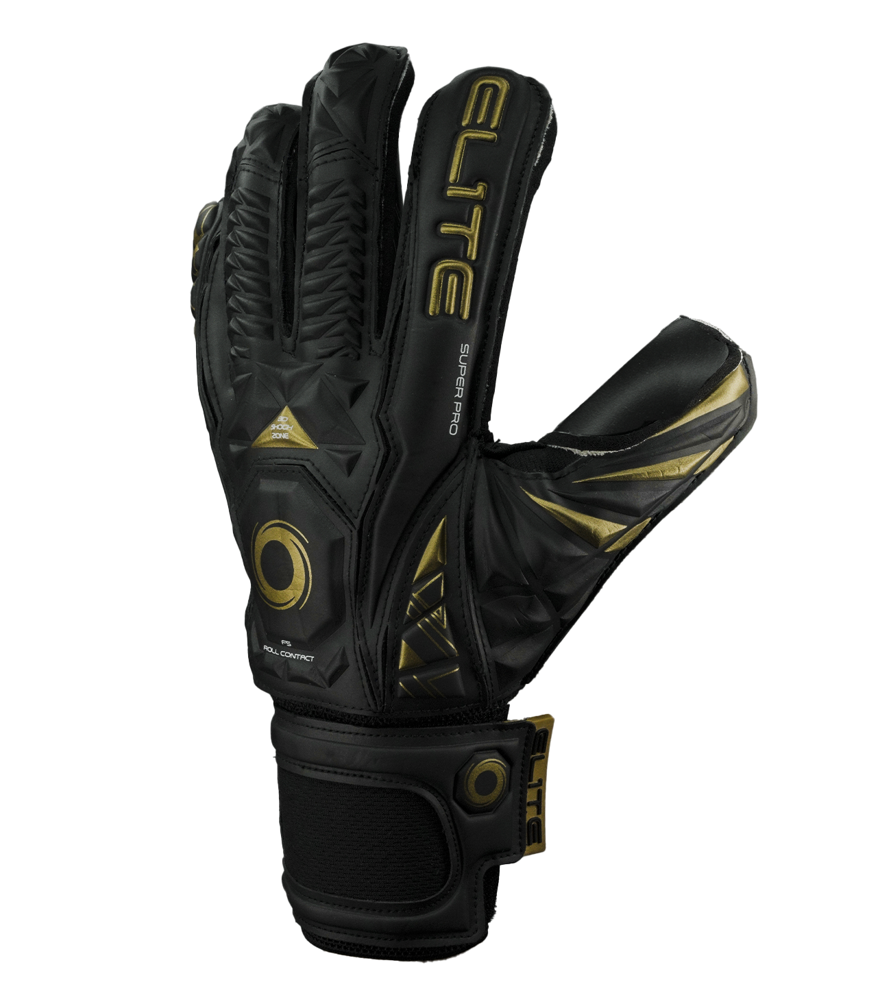 Guantes de portero de futbol Elite Black Real unokeeper 3