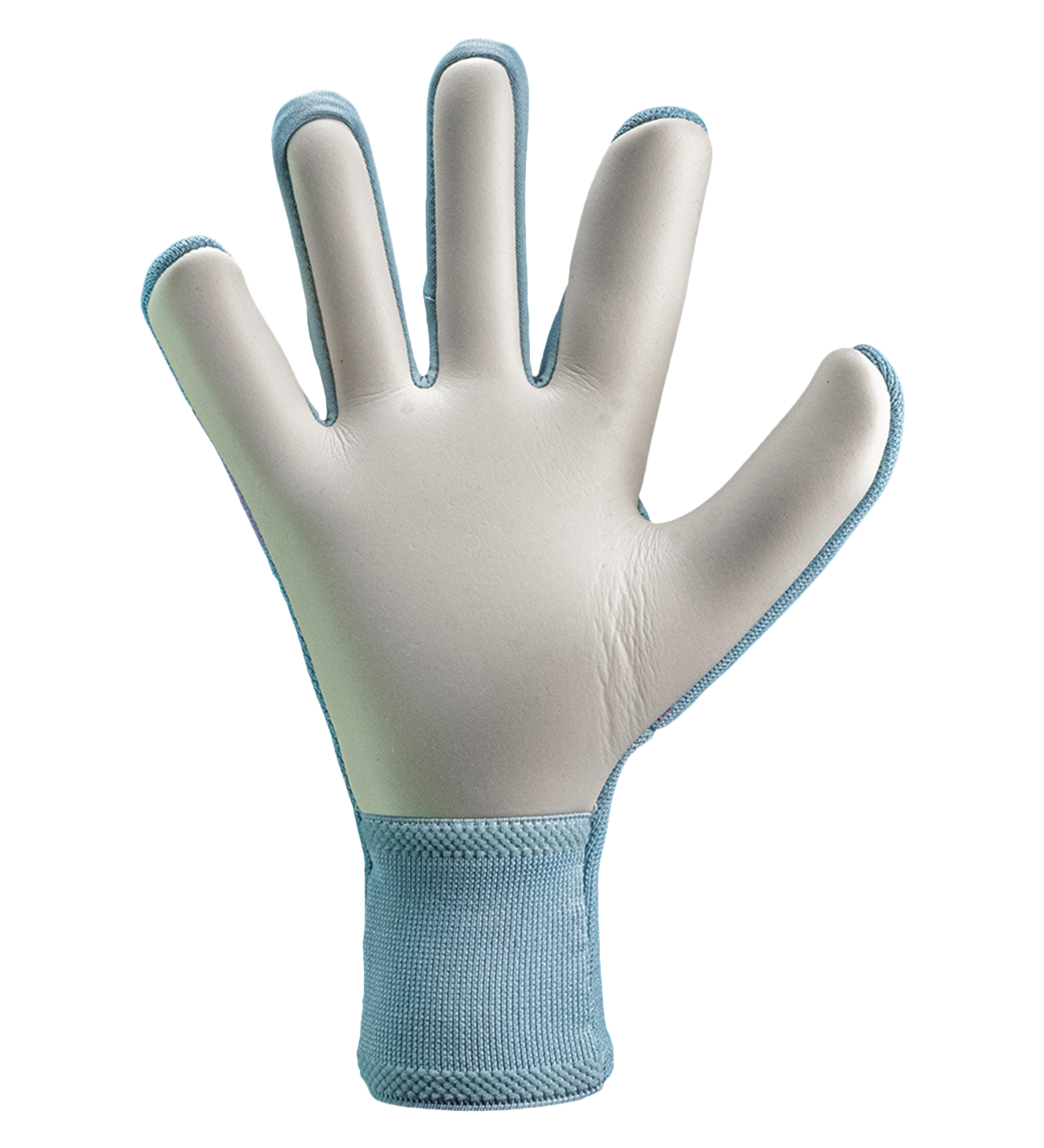 Aurora Green, con palma Contact Plus de 4 mm, corte híbrido negativo, dorso Dynamic Fit transpirable y detalles de látex envolvente para mayor control. Disponibles en UnoKeeper.