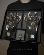 Guantes de portero de fútbol Elite TC 685 edición limitada Thibaut Courtois, con palma de látex de alto rendimiento y corte Flash para máximo agarre y ajuste. Exclusivos y disponibles en UnoKeeper.