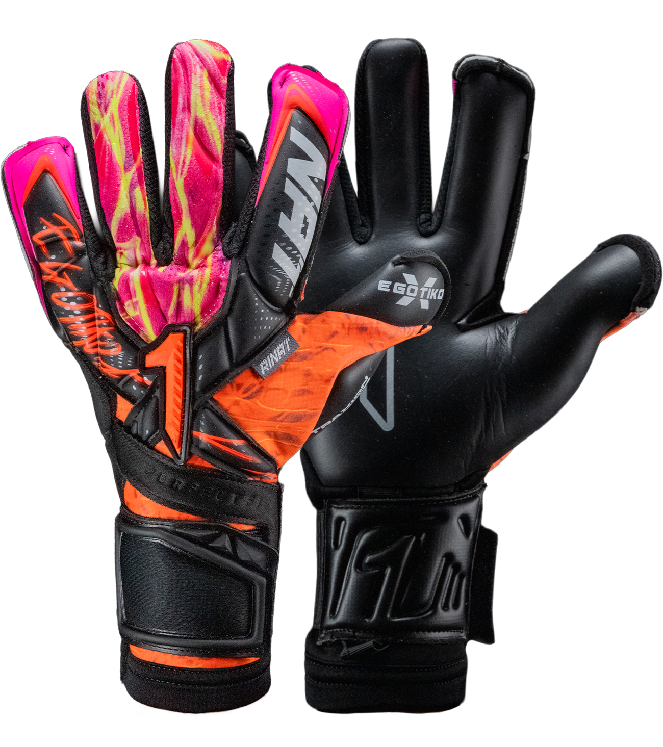 Guantes de Portero Rinat Egotiko X  TR  Pro   Naranja / Magenta