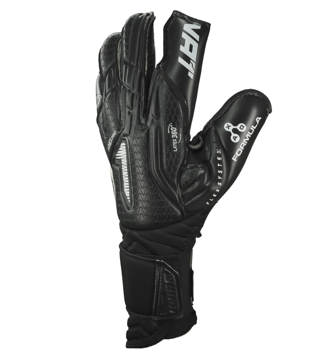 Guantes de portero de futbol Aries Nemesis Pro negro rinat unokeeper 3