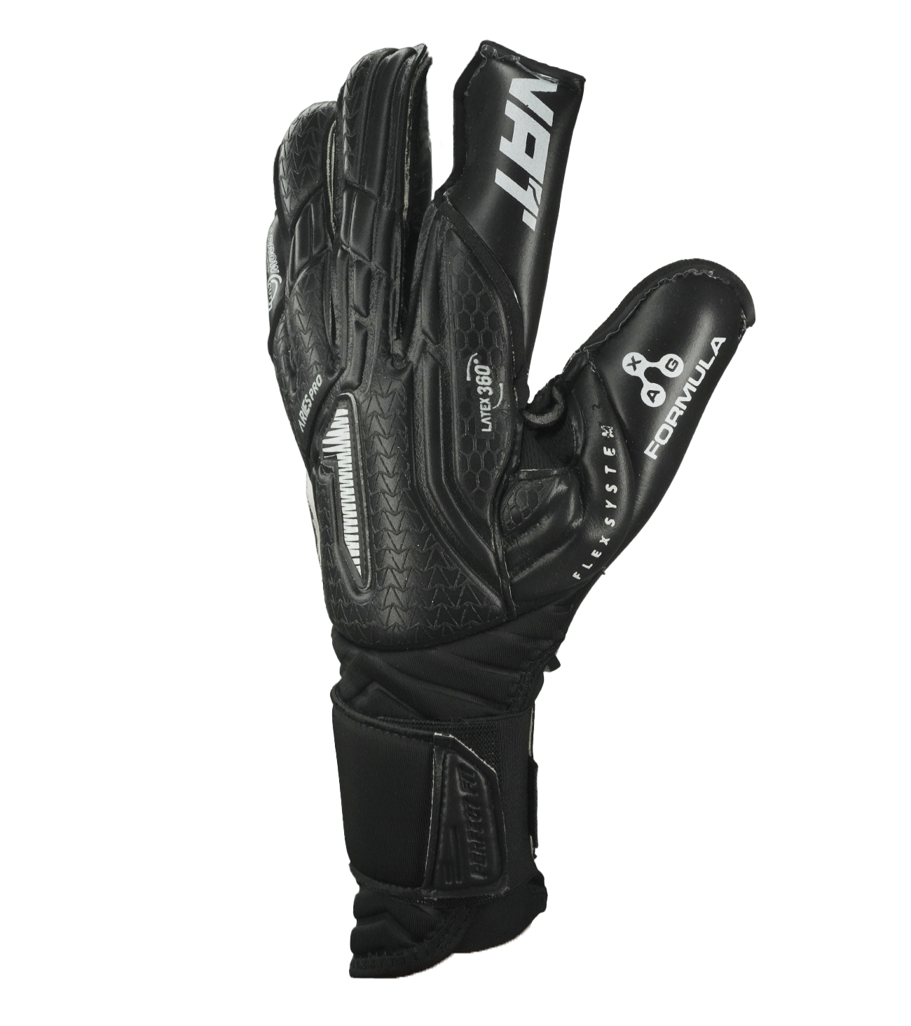 Guantes de portero de futbol Aries Nemesis Pro negro rinat unokeeper 3