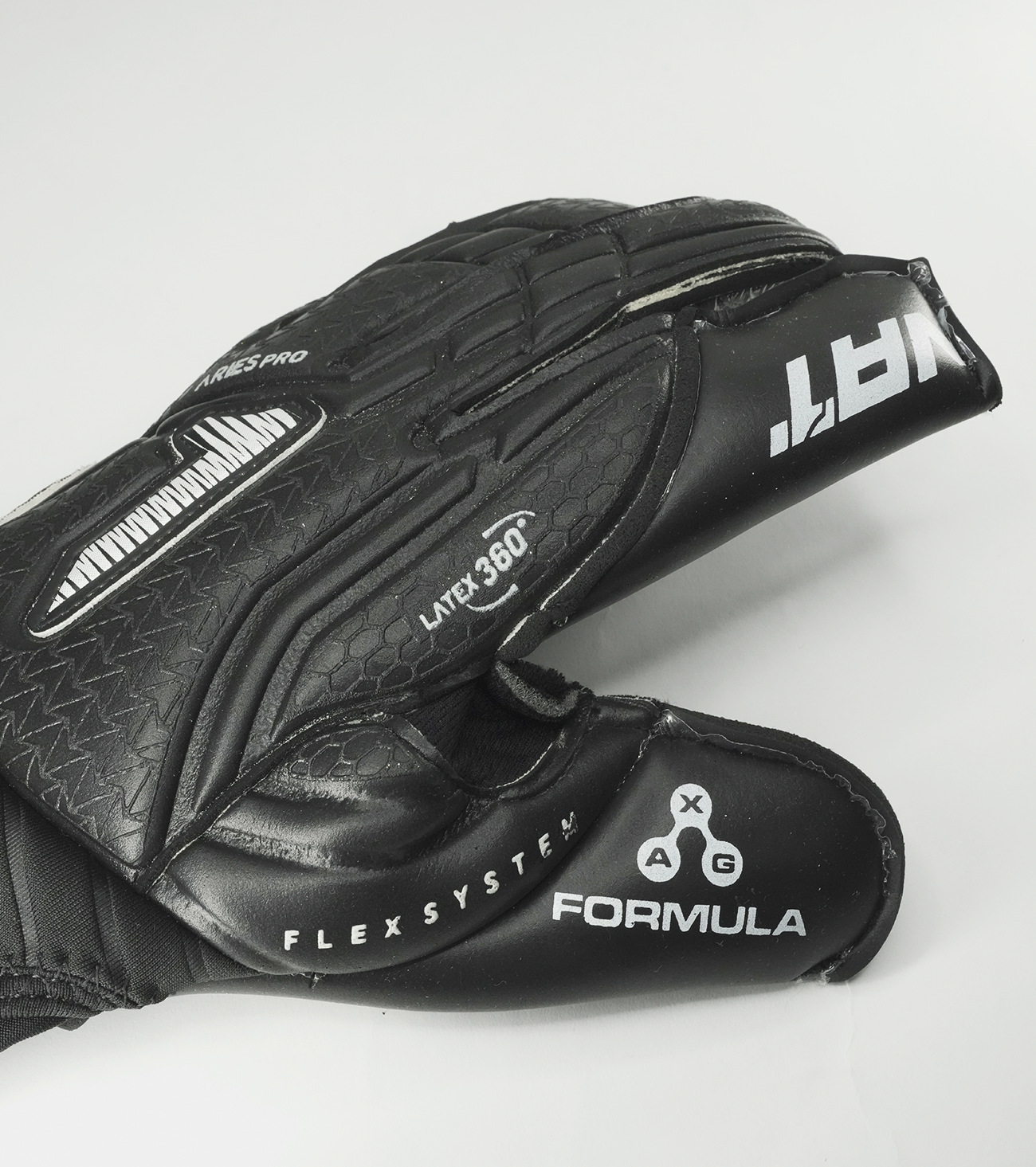 Guantes de portero de futbol Aries Nemesis Pro negro rinat unokeeper 8