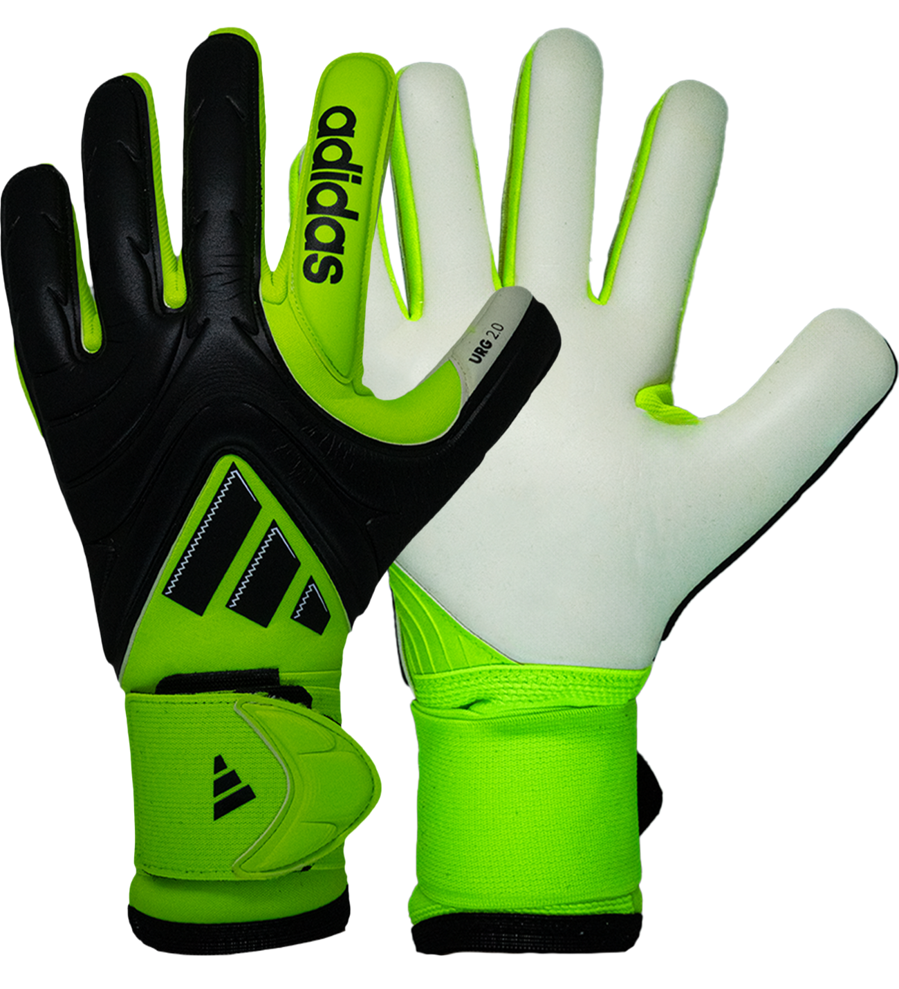 Lucid Lemon. Palma URG 2.0 con control y durabilidad. Disponibles en UnoKeeper, especialistas en guantes de portero de fútbol.
