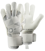Guantes de portero de futbol Elite Nobre Blanco White 0