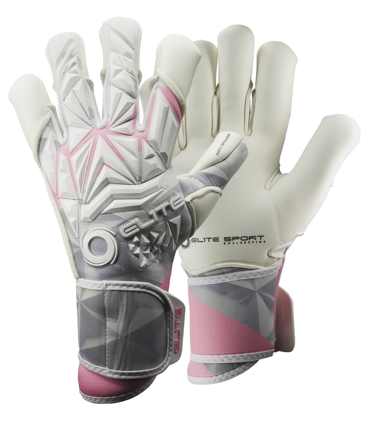 Guantes de portero de futbol Elite Sakura Blanco 0