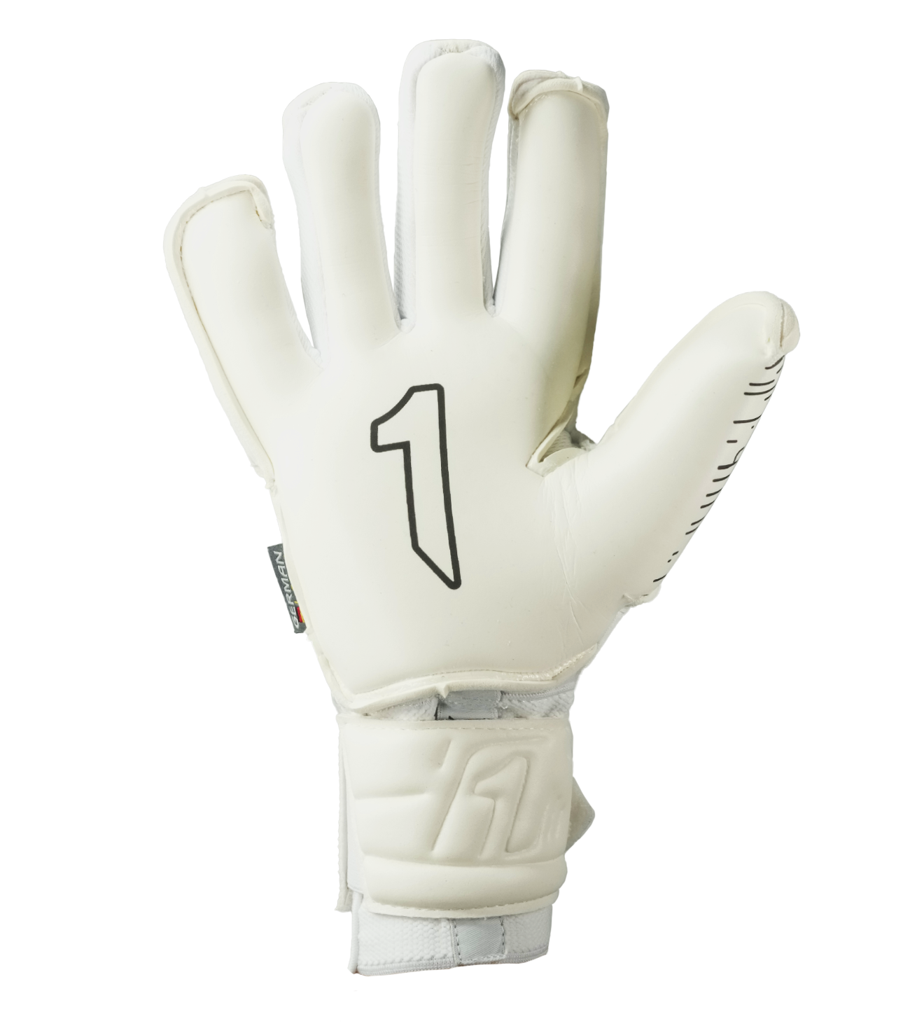 Guantes de portero de futbol Rinat Egotiko Stellar Pro Blanco Azul 1