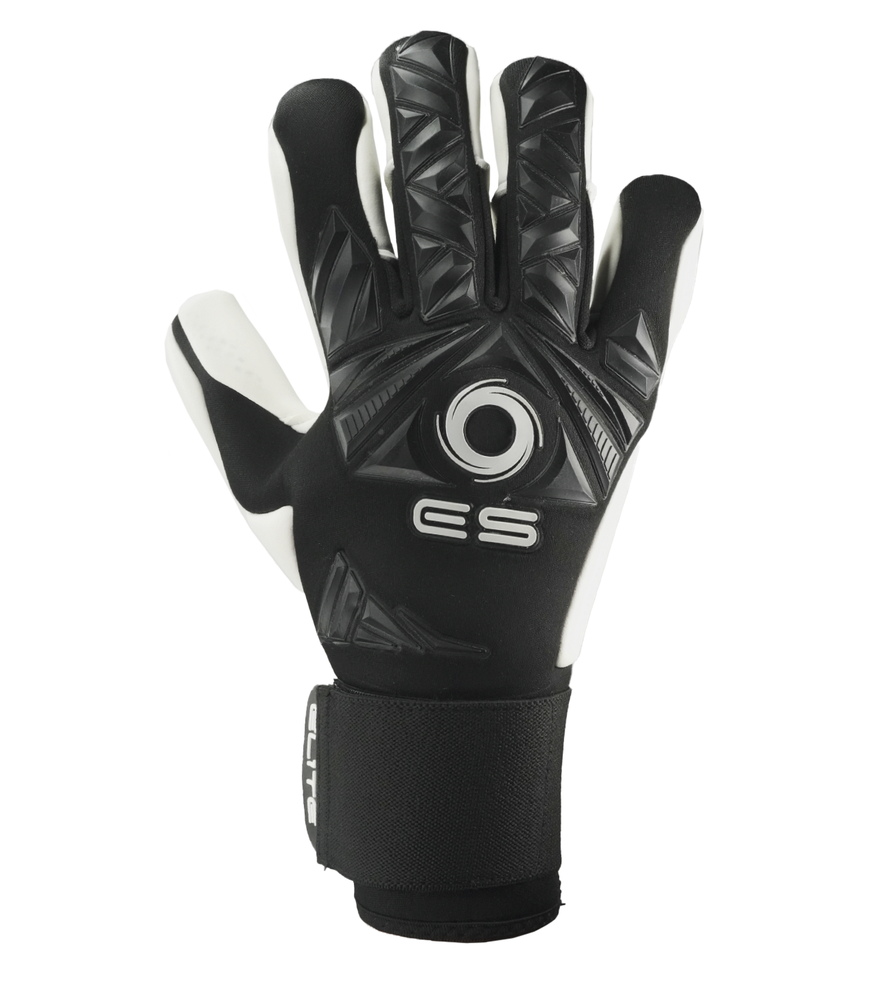 Guantes de portero de futbol Elite Revolution II Combi Negro Black 2