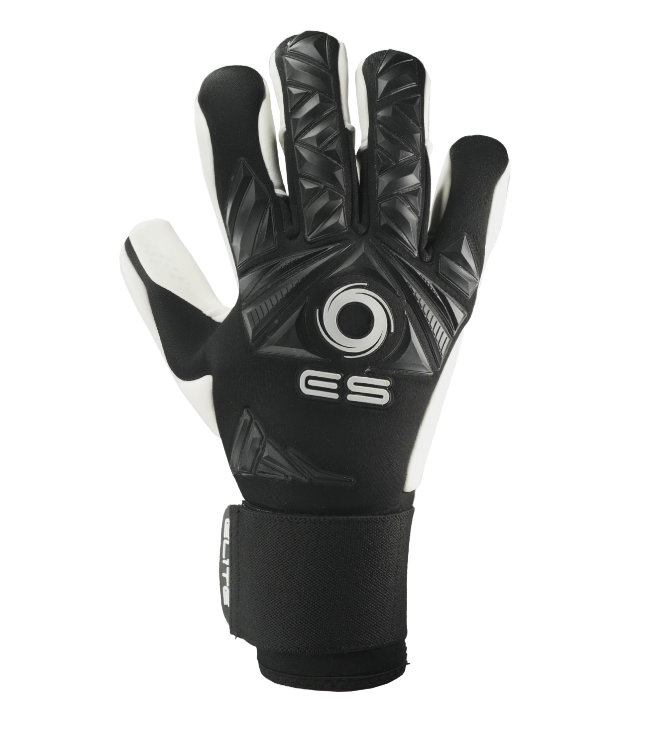 Guantes de portero de futbol Elite Revolution II Combi Negro Black 2