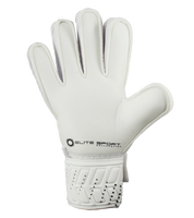 Guantes de portero de futbol Infantil Elite Warrior B junior Blanco unokeeper  2