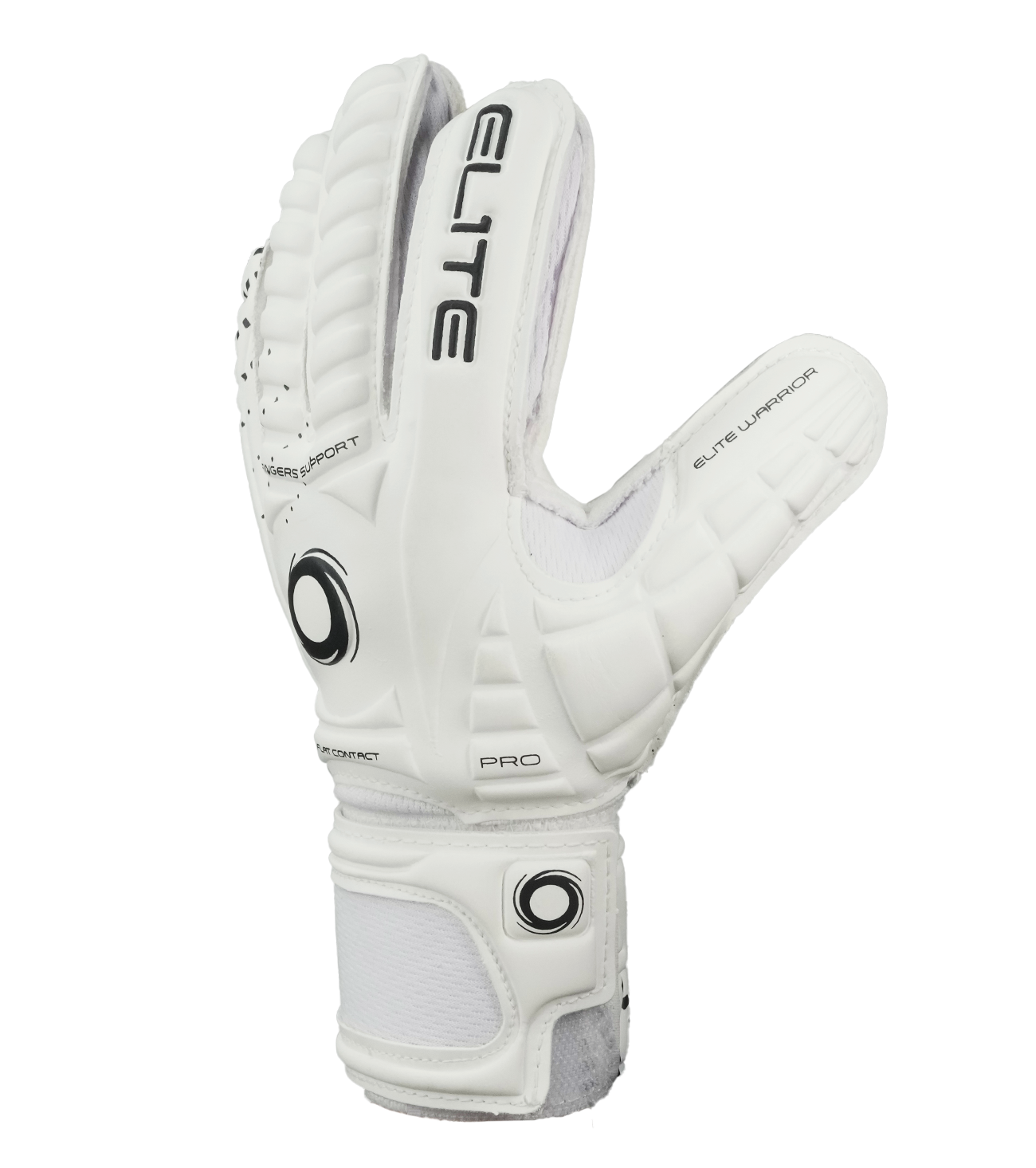 Guantes de portero de futbol Infantil Elite Warrior B junior Blanco unokeeper  1