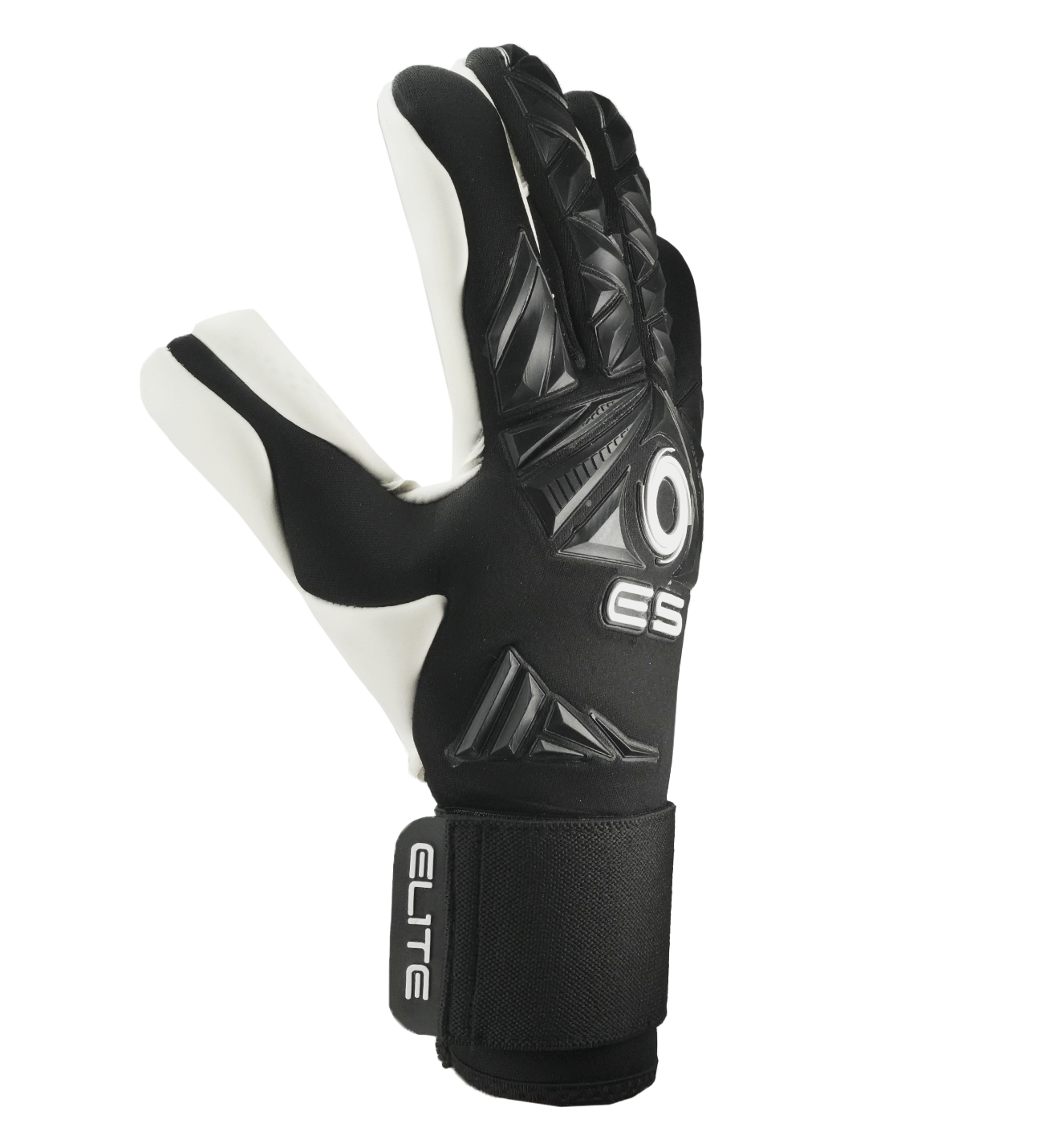 Guantes de portero de futbol Elite Revolution II Combi Negro Black 3