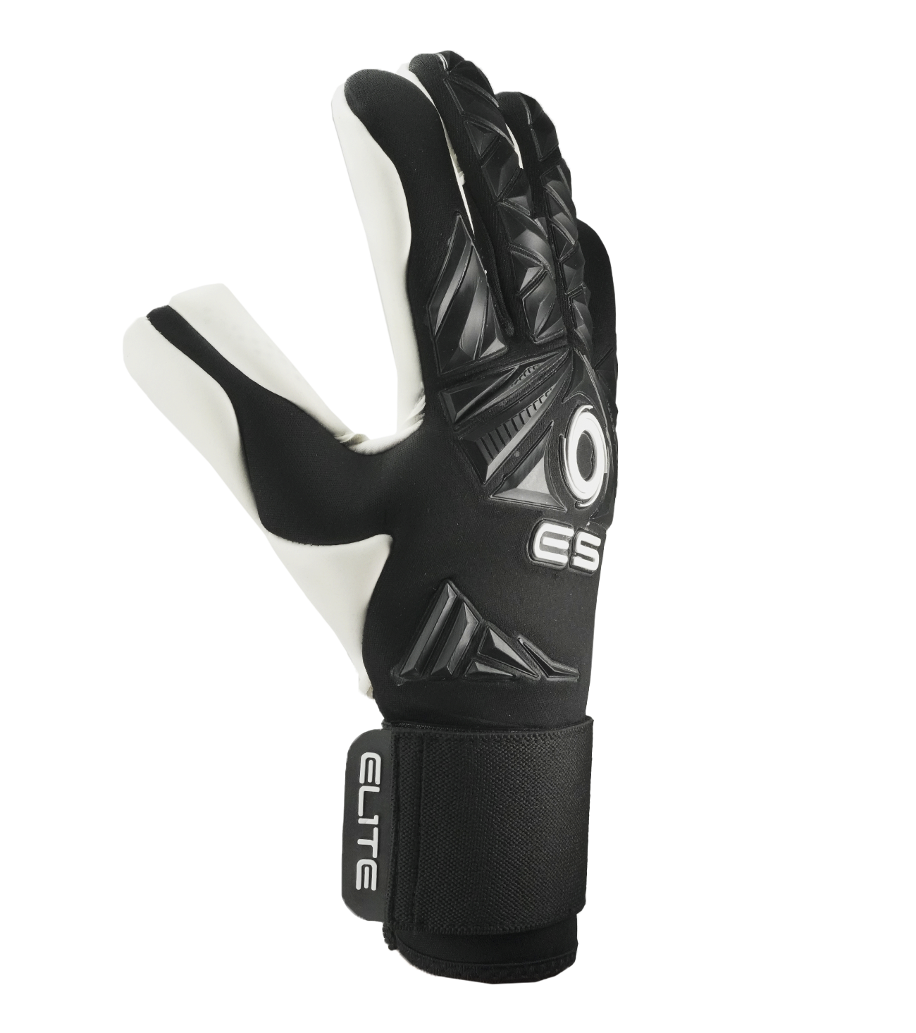 Guantes de portero de futbol Elite Revolution II Combi Negro Black 3