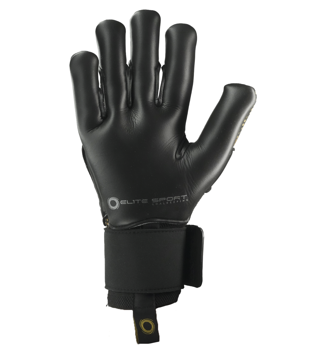 Guantes de portero de futbol Elite Nobre Black Negro Gold 3
