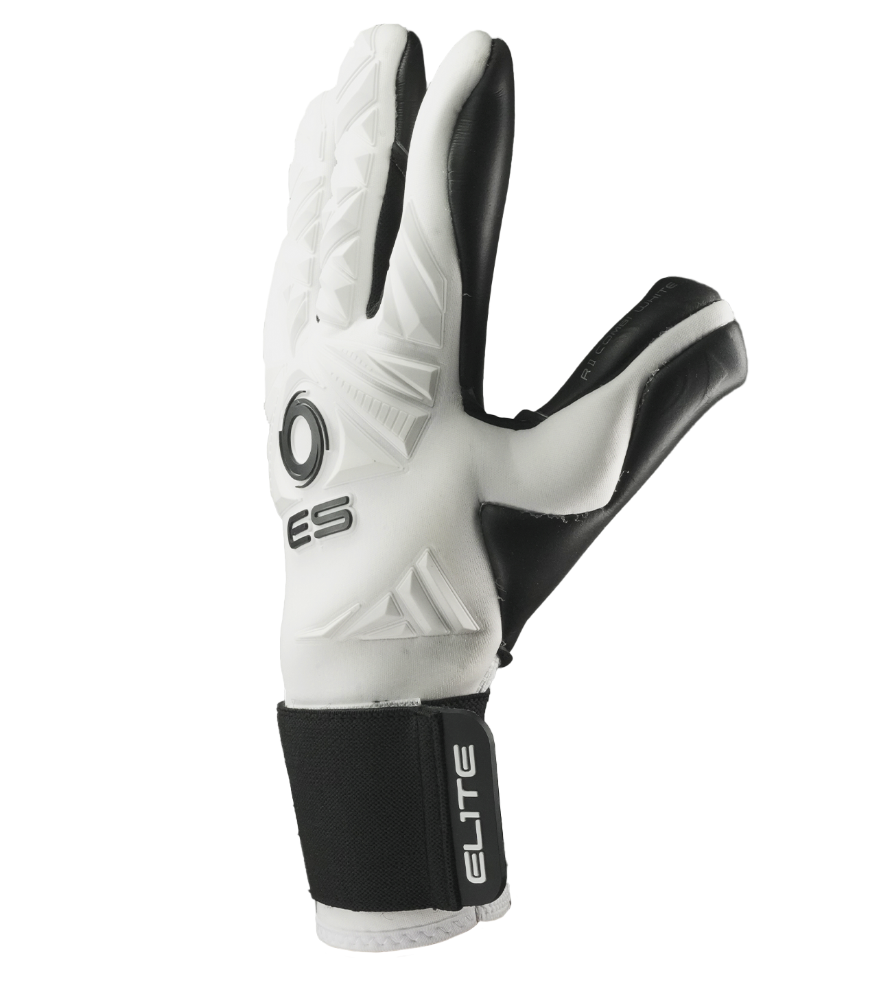 Guantes de portero de futbol Elite Revolution II Combi Blanco White 3