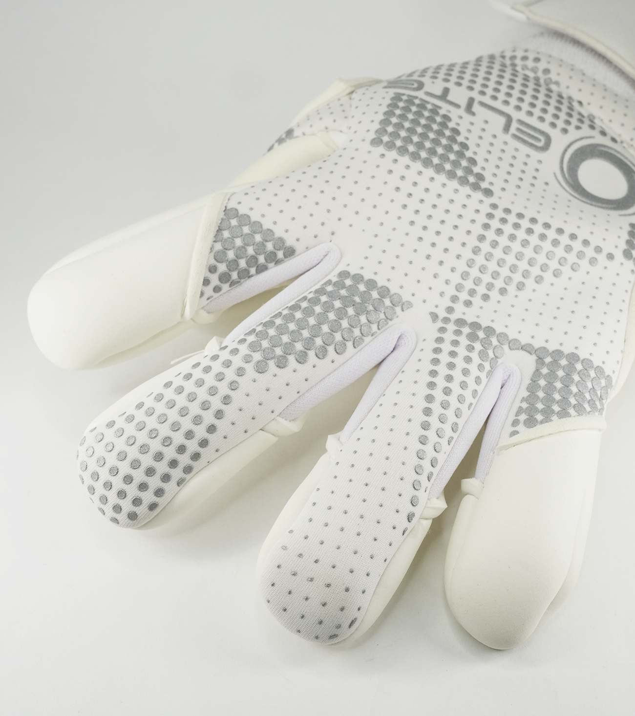 Guantes de portero de futbol Elite Nobre Blanco White 3