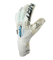 Guantes de portero de futbol Rinat Egotiko Stellar Pro Blanco Azul 3