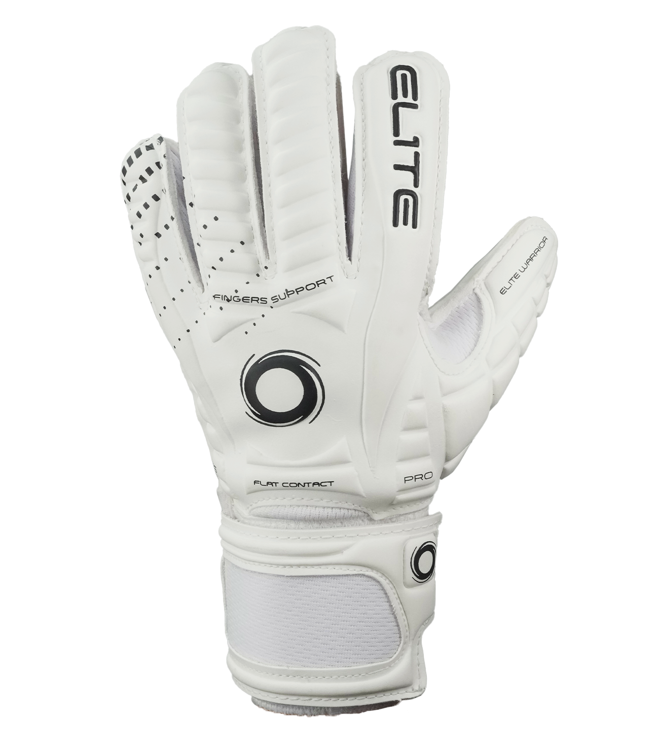 Guantes de portero de futbol Infantil Elite Warrior B junior Blanco unokeeper  3