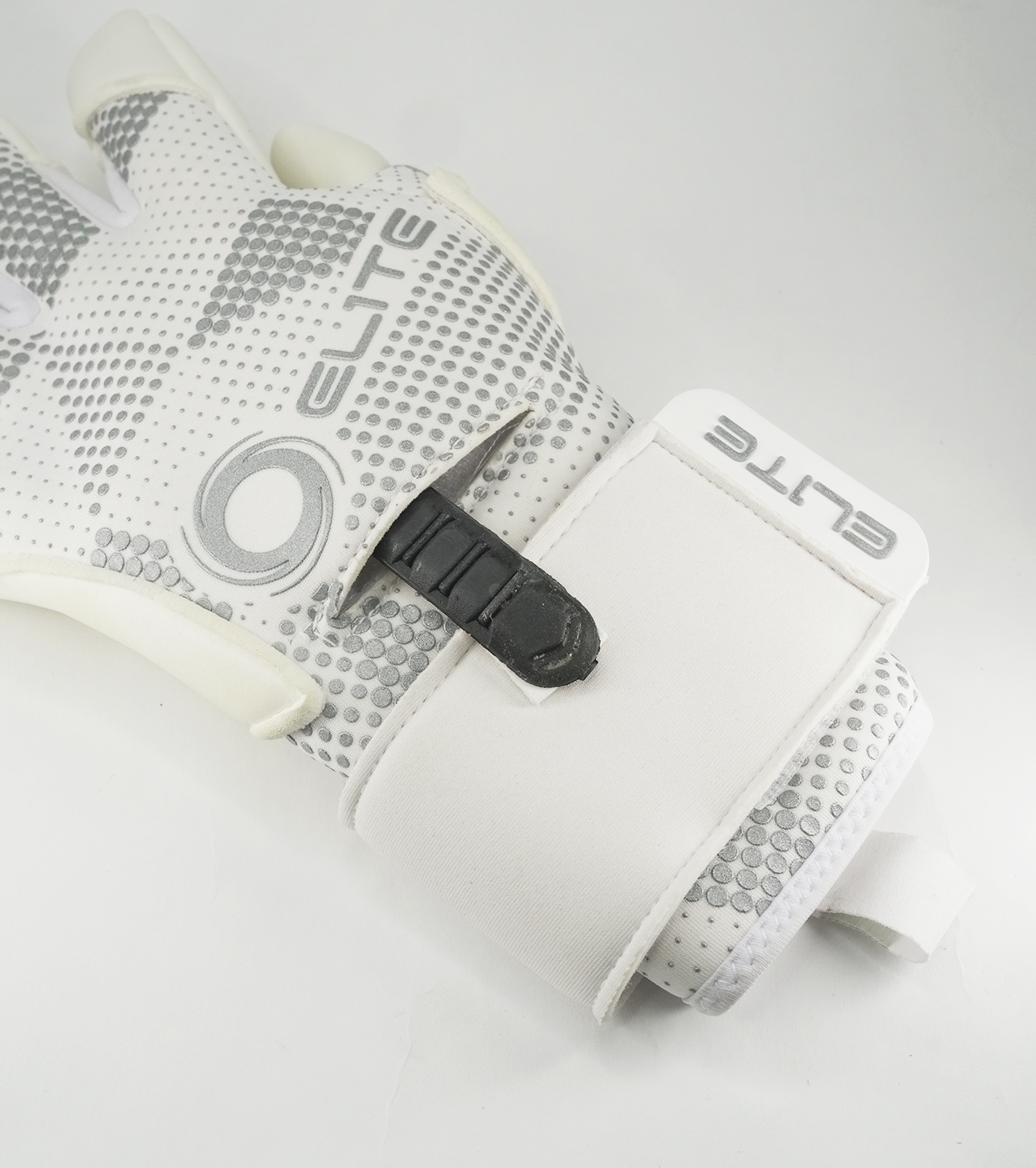 Guantes de portero de futbol Elite Nobre Blanco White 5