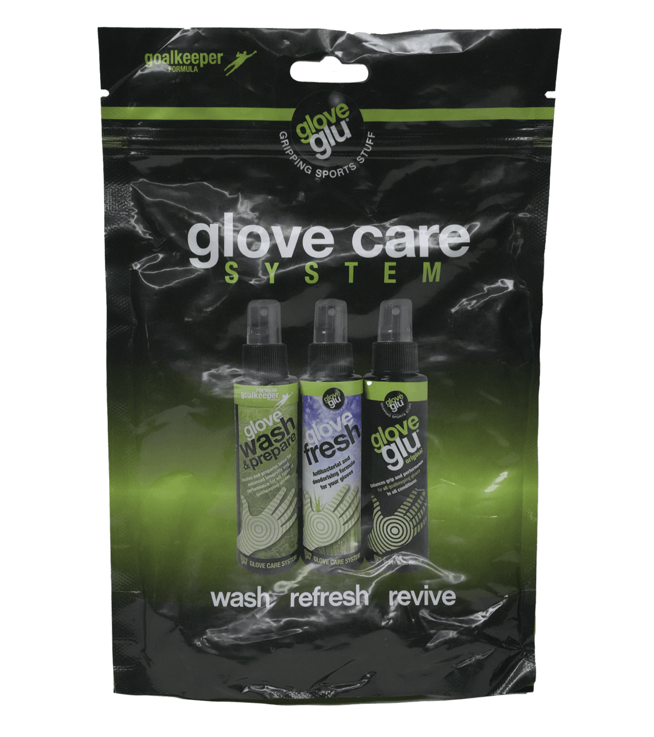 Glove Glu Care System Kit Pack para el cuidado de tus guantes. - UnoKeeper